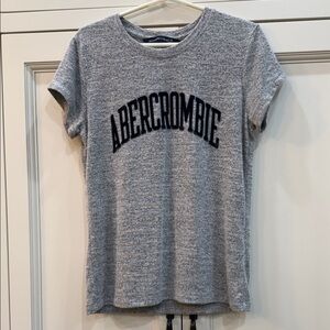 Abercrombie & Fitch Heather Gray Short Sleeve Tee Womens XS. Soft. Y2K